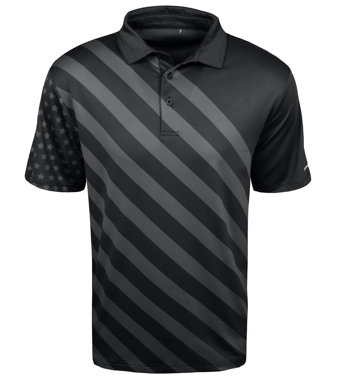 Snake Eyes Golf Patriot Print Polo