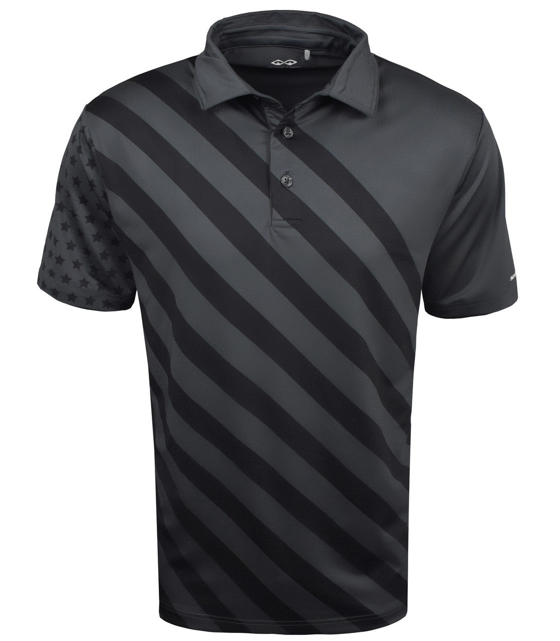 Snake Eyes Golf Patriot Print Polo