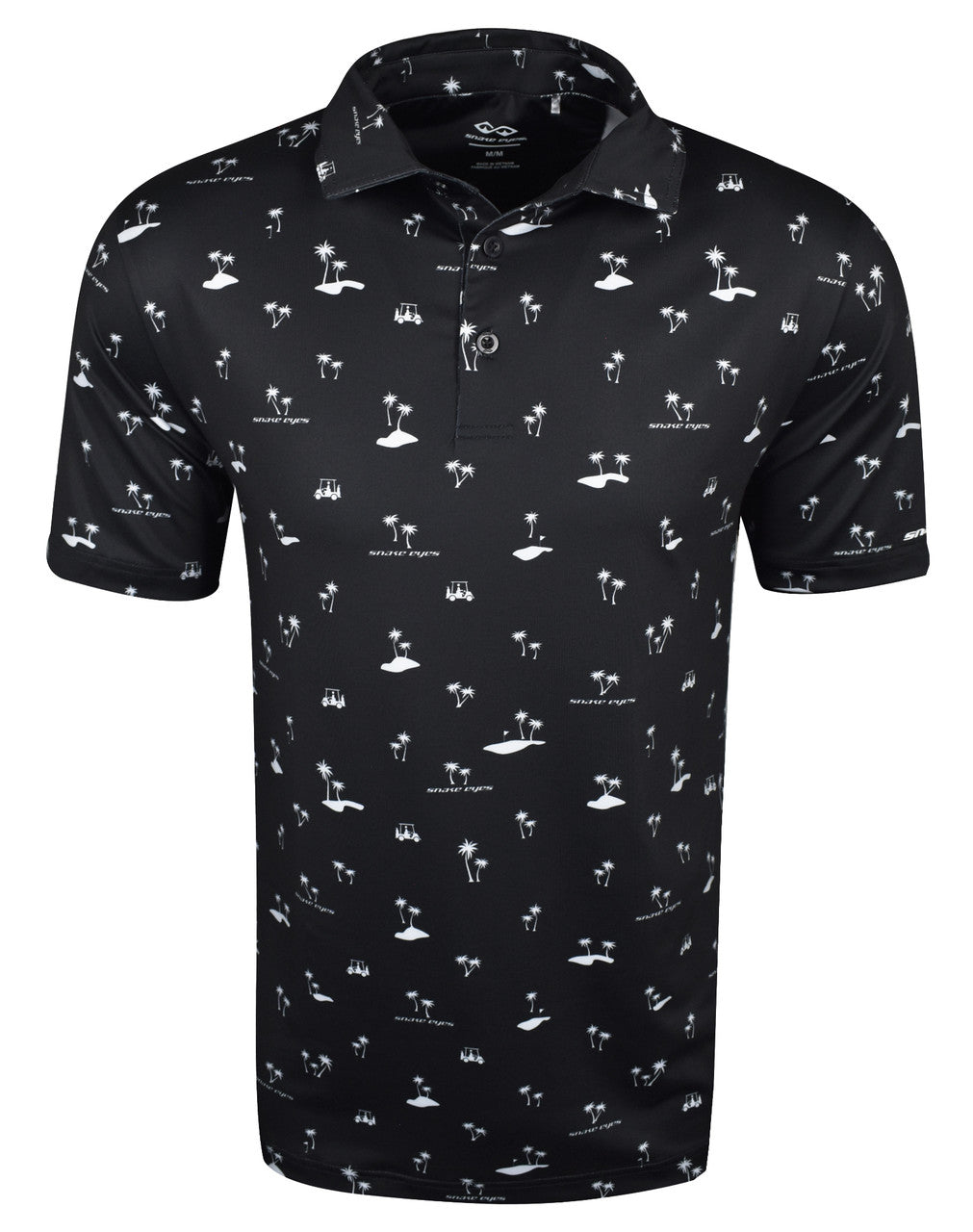 Snake Eyes '23 Palm Trees Print Polo