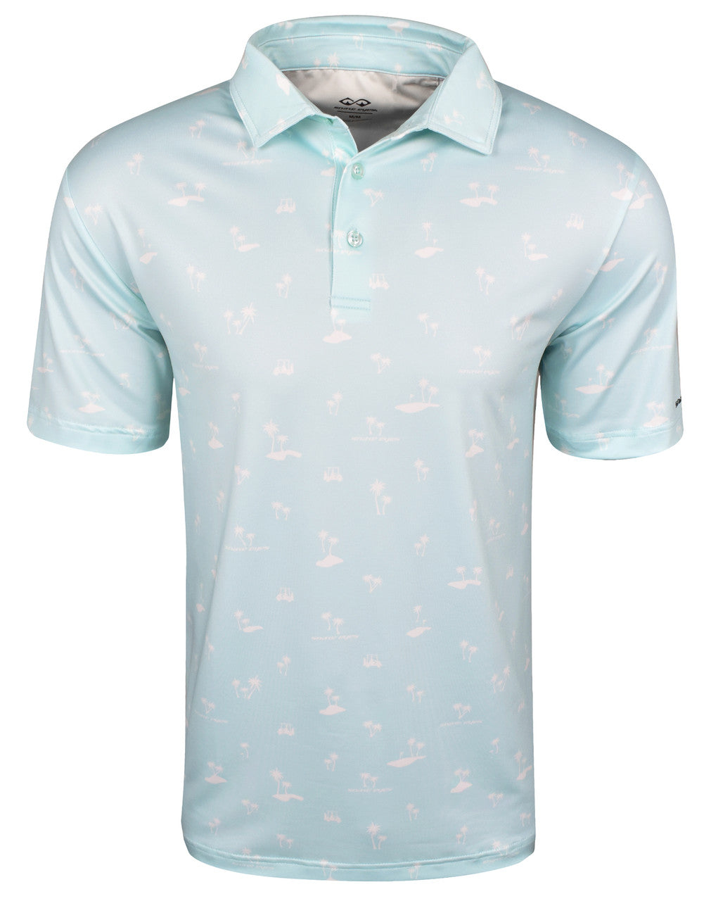 Snake Eyes '23 Palm Trees Print Polo