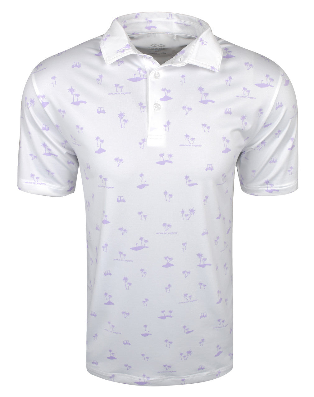 Snake Eyes '23 Palm Trees Print Polo