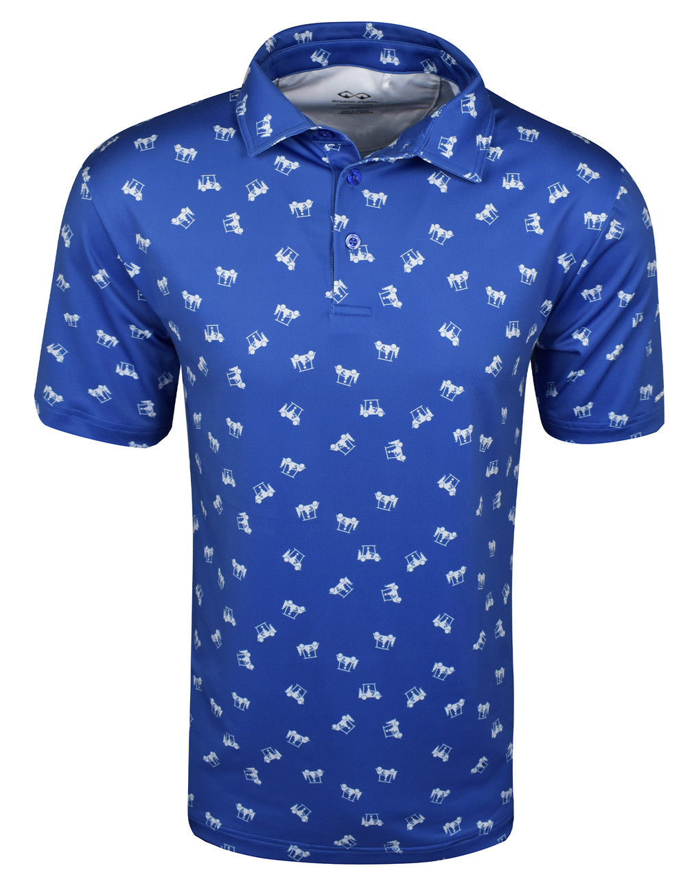 Snake Eyes Golf '23 Golf Cart Print Polo