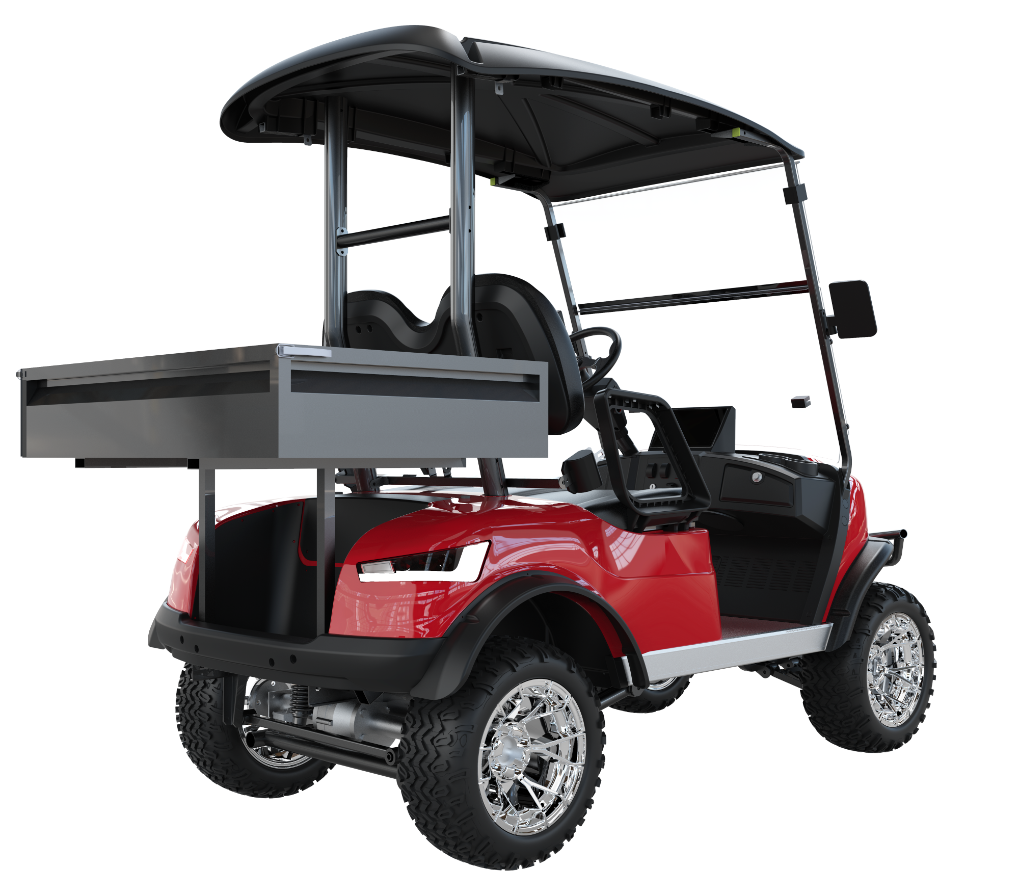 RANGER Lifted Electric UTV with Cargo Bed