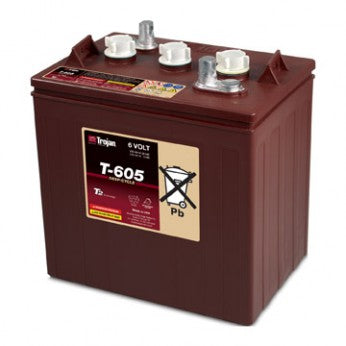 TROJAN T605LPT 6 VOLT 210 AH GOLF CART BATTERY