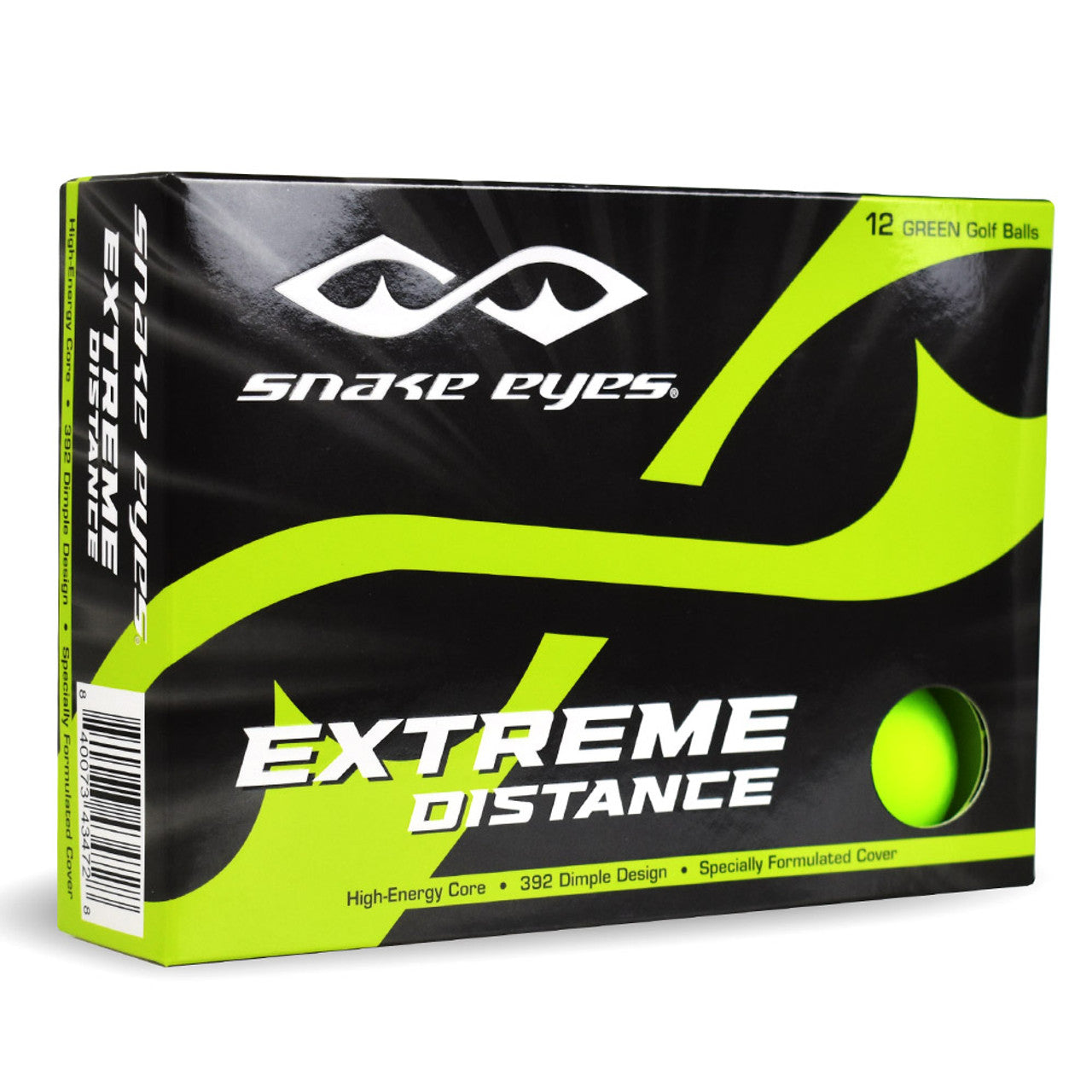 Snake Eyes Extreme Distance Golf Ball Dozen