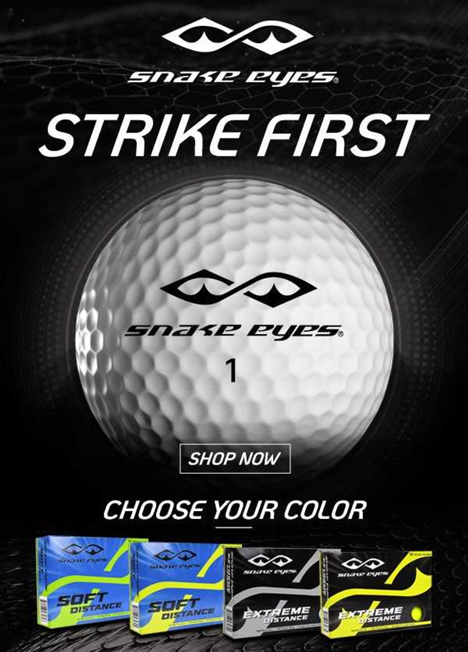 Snake Eyes Soft Distance Golf Ball Dozen