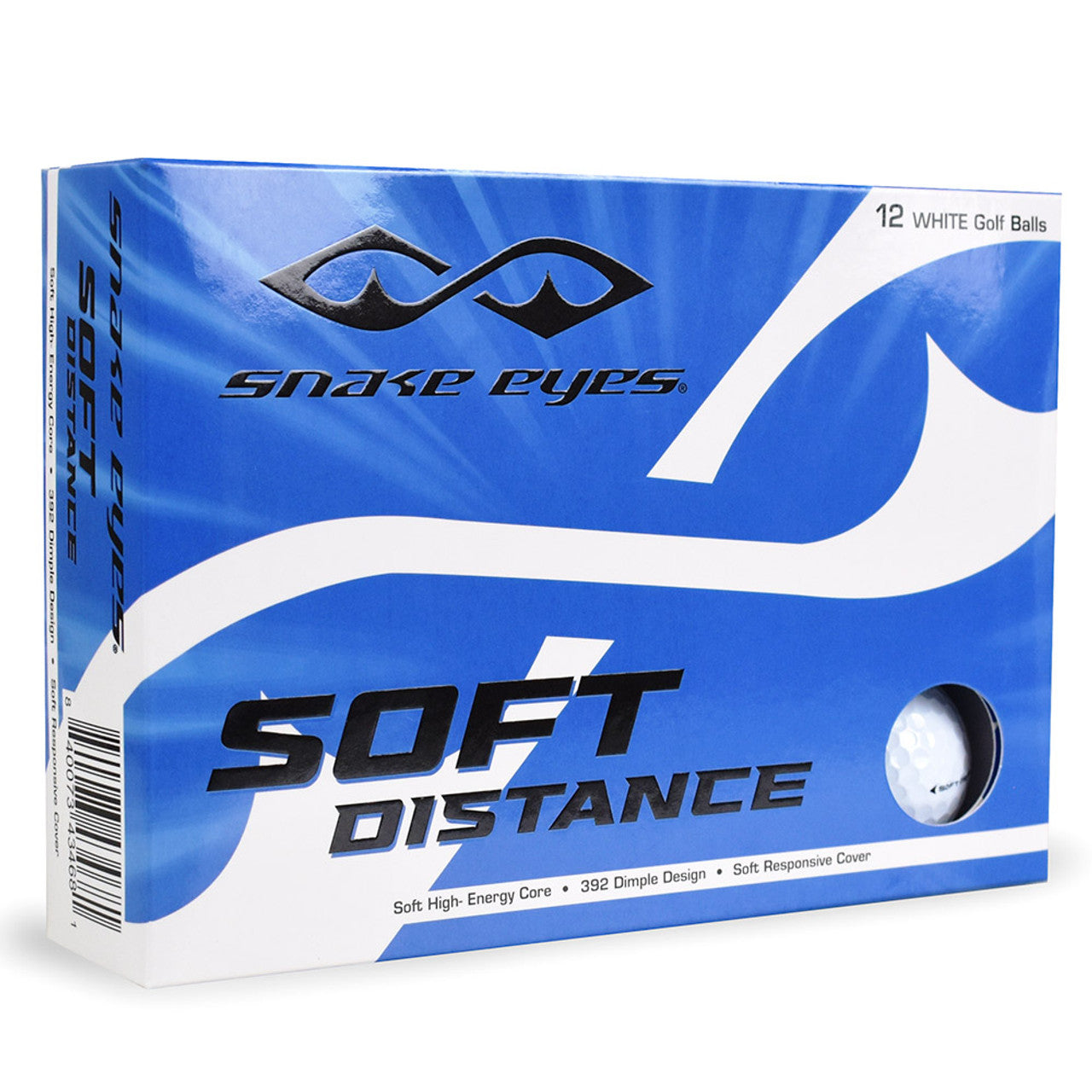 Snake Eyes Soft Distance Golf Ball Dozen