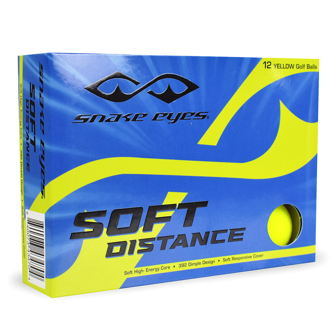 Snake Eyes Soft Distance Golf Ball Dozen