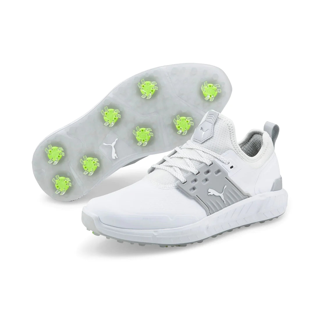 IGNITE Articulate Golf Shoes | Puma White / Puma Silver / High Rise Men