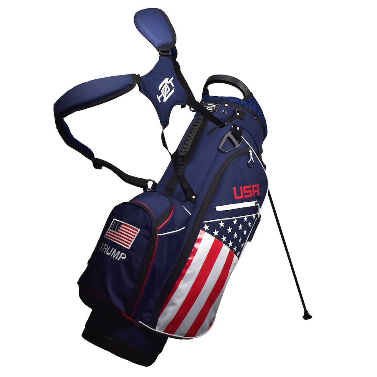 2025 HOT-Z GOLF FLAG STAND BAG USA - TRUMP