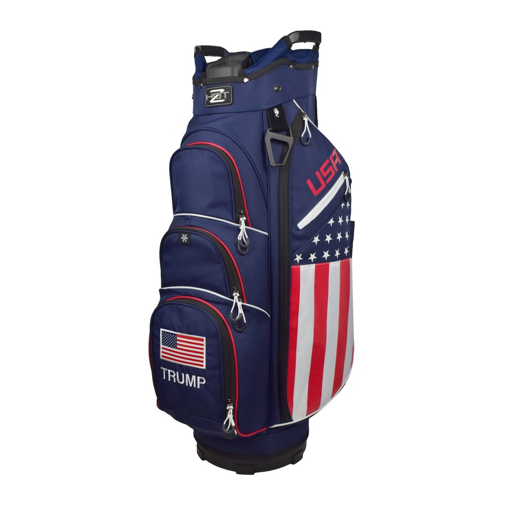 2025 HOT-Z GOLF FLAG CART BAG USA - TRUMP