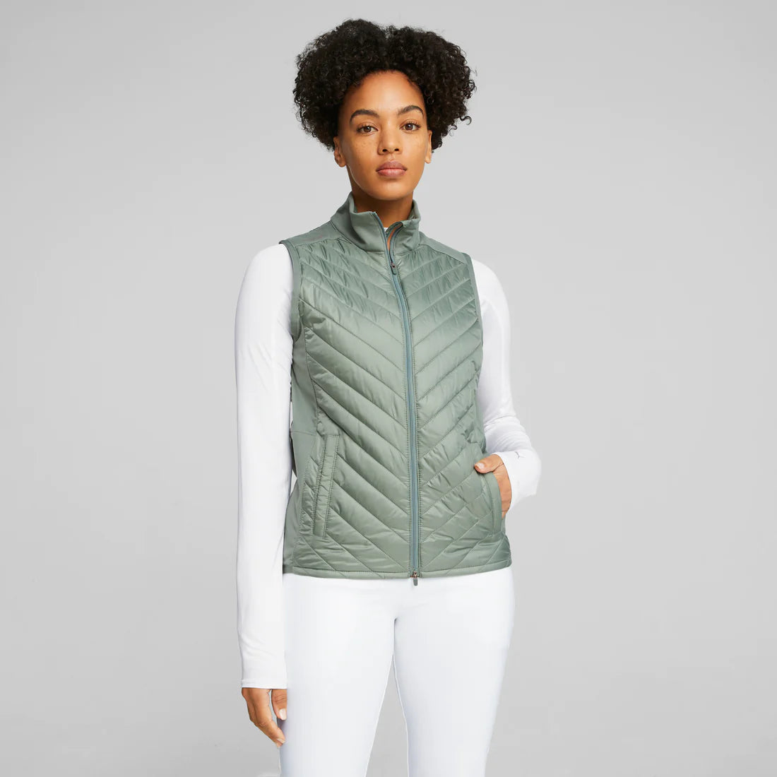 Women's Frost Quilted Golf Vest Puma