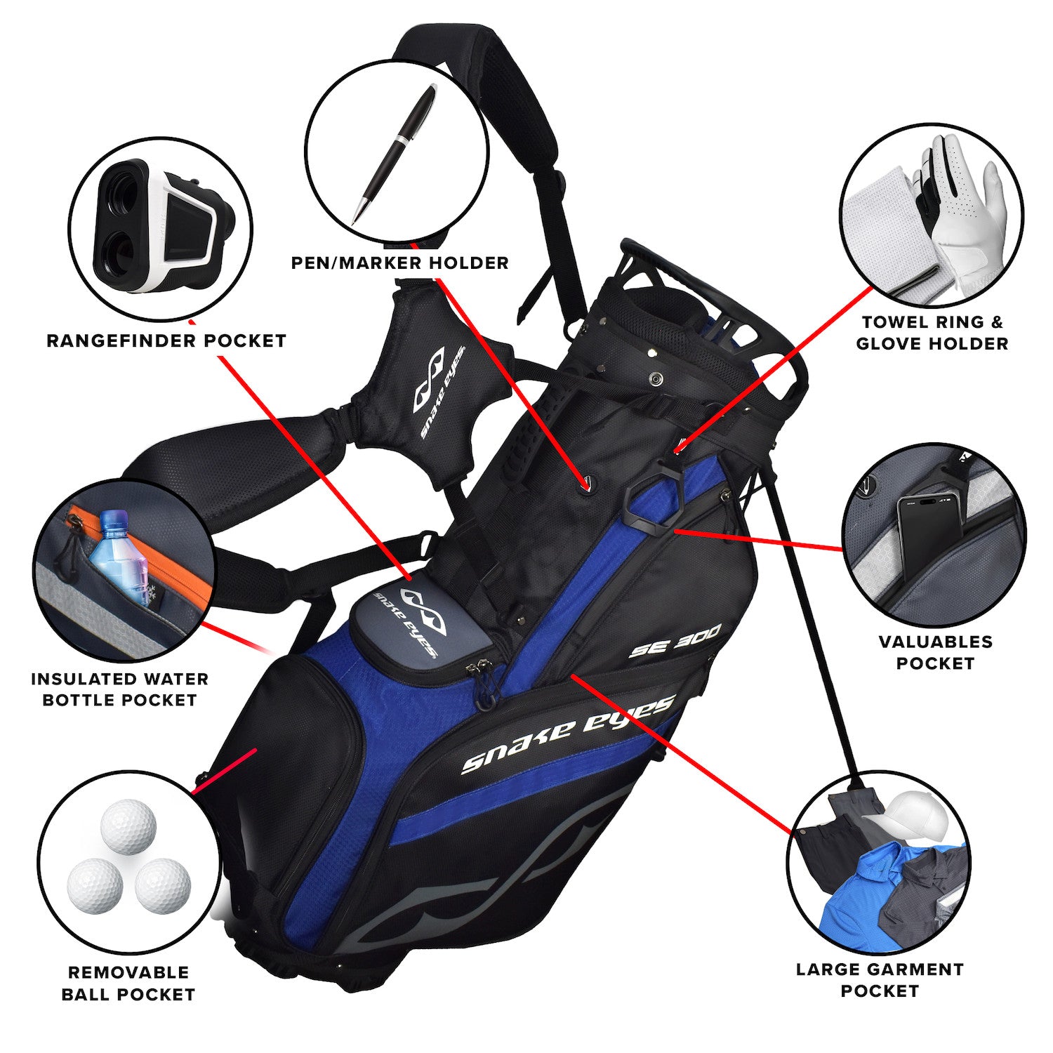 2025 SNAKE EYES SE300 HYBRID STAND BAG